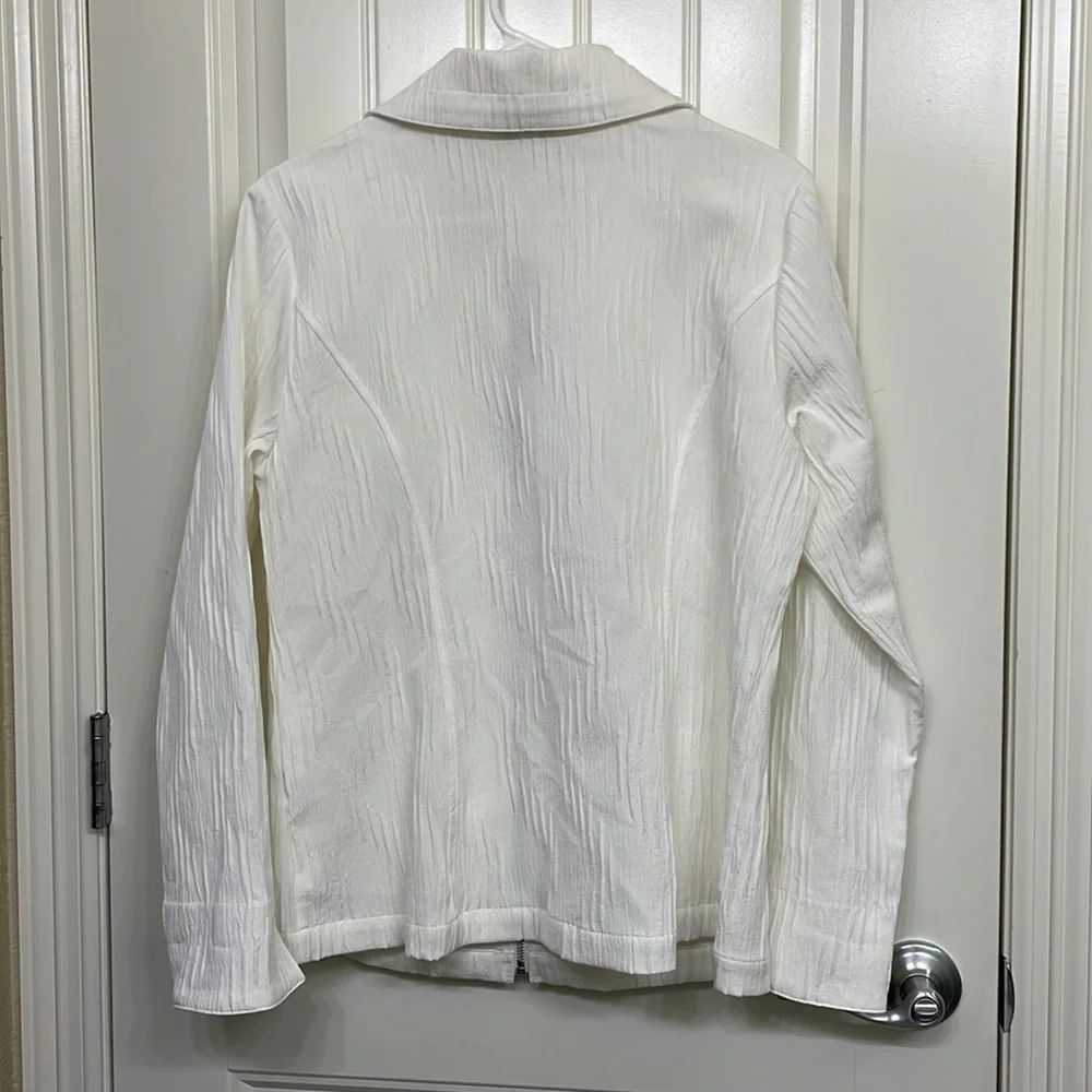 NWT Christopher‎ & Banks off white Jacket size medium - Picture 6 of 7